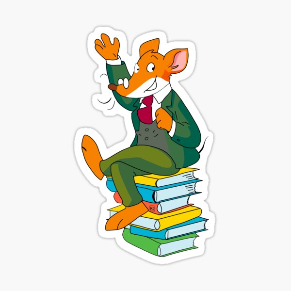 Geronimo Stilton bookworm Sticker