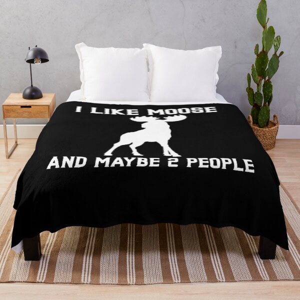 Item preview, I Like Moose & Maybe 2 People Funny Introvert designed and sold by Obiscidan.