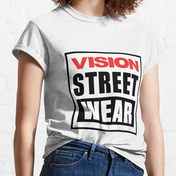 New Vision Street Wear Skateboard Logo Classic T-Shirt