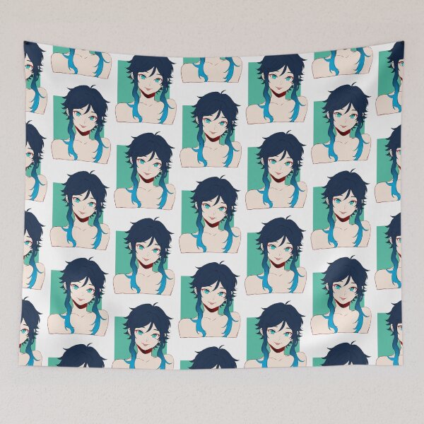 Item preview, Genshin Impact - Venti Long Hair with Background designed and sold by MykaAndSalmon.