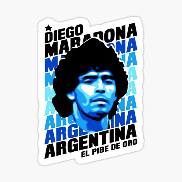 Écharpe Diego Maradona – El Pibe De Oro – + Porte-Clés Cadeau – Neuf