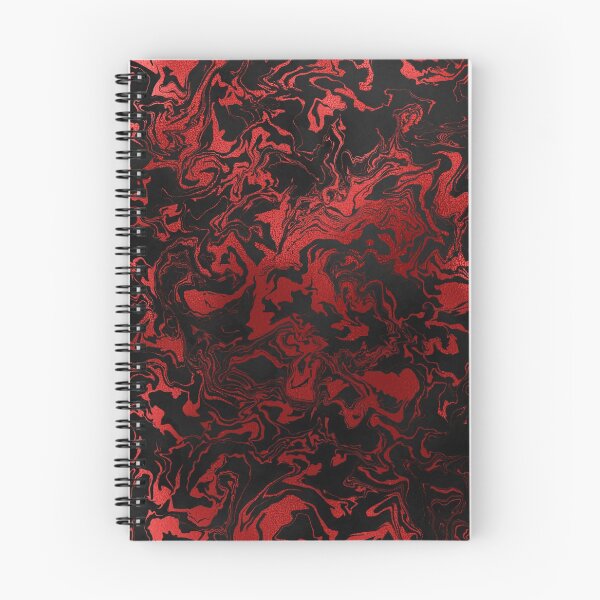 Item preview, Swirly Red and Black Marble Pattern designed and sold by WOW TeesAndThings.