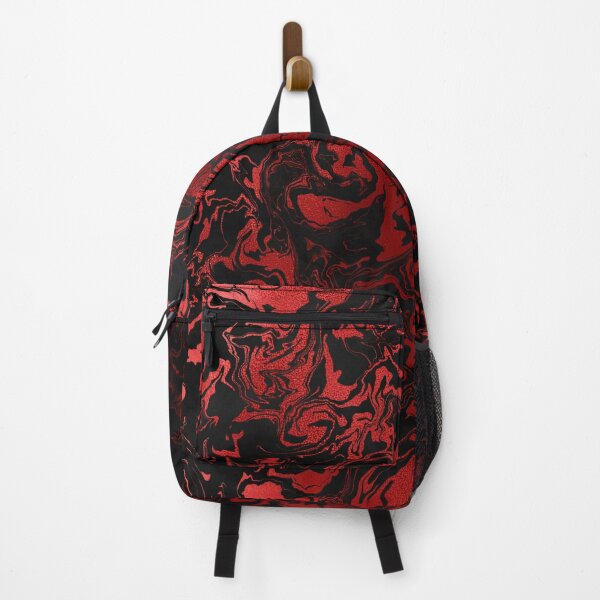 Item preview, Swirly Red and Black Marble Pattern designed and sold by WOW TeesAndThings.