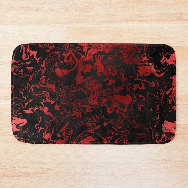 Item preview, Swirly Red and Black Marble Pattern designed and sold by WOW TeesAndThings.