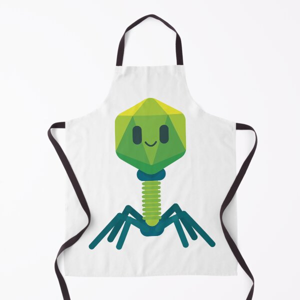 Item preview, Cute Smiling Bacteriophage designed and sold by karolinadoesart.