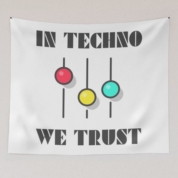 Item preview, In Techno We Trust designed and sold by GarciaSharkey.
