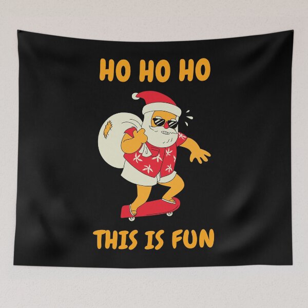 Item preview, Christmas Skateboarding Santa designed and sold by NikStore.