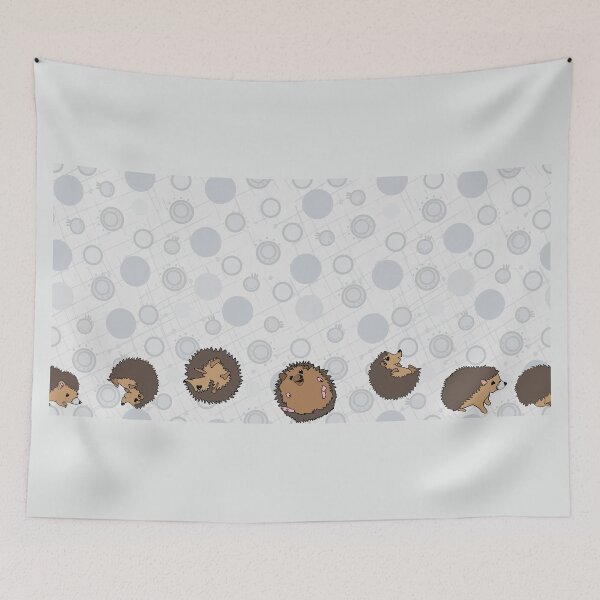 Item preview, Bouncing Hedgehogs designed and sold by Meg M Studio.