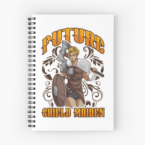 Item preview, Cute Future Shield Maiden Nordic Viking Warrior designed and sold by perfectpresents.