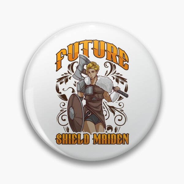Item preview, Cute Future Shield Maiden Nordic Viking Warrior designed and sold by perfectpresents.