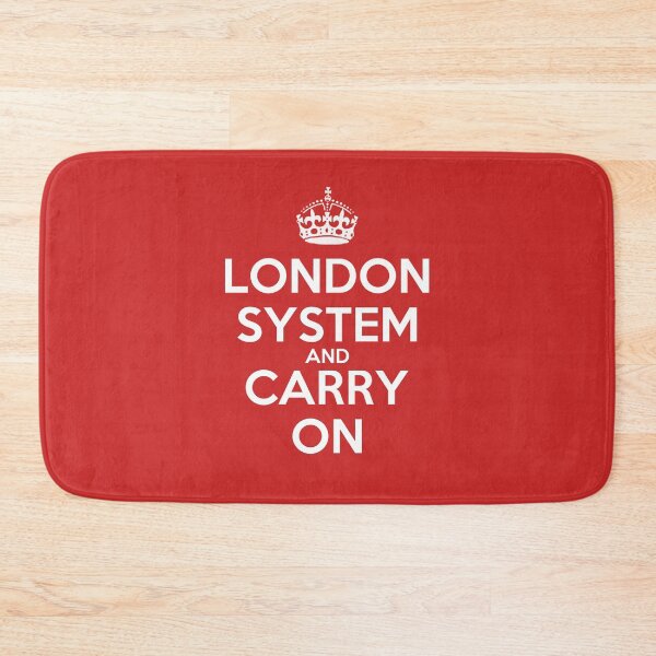 Item preview, London System and Carry On - Chess opening T-Shirt designed and sold by edygun.