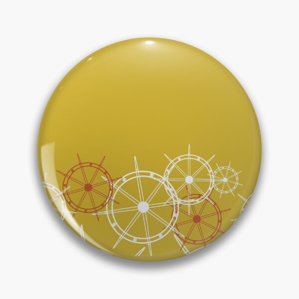 Item preview, Ships wheel yellow designed and sold by Meg M Studio.