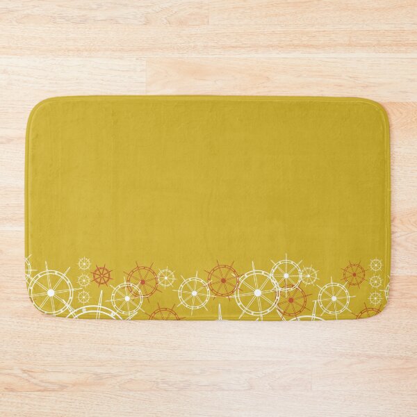 Item preview, Ships wheel yellow designed and sold by Meg M Studio.