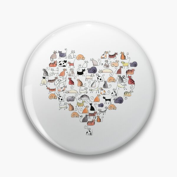Item preview, Heart Shaped Cats designed and sold by MelendezFoster.