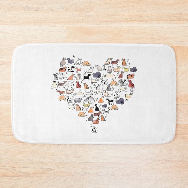 Item preview, Heart Shaped Cats designed and sold by MelendezFoster.