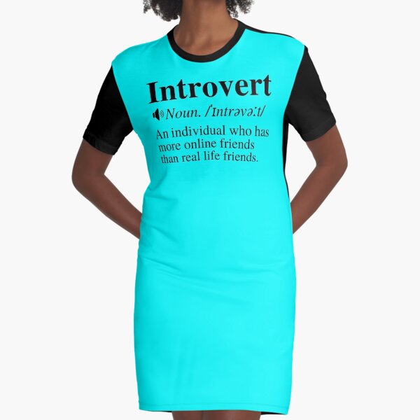 Introvert Definition: An Individual Who Has More Online Friends Than Real  Life Friends. Sticker for Sale by mind-illusions