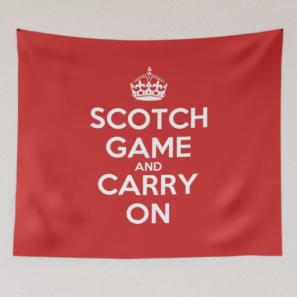 Item preview, Scotch Game and Carry On - Chess opening T-Shirt designed and sold by edygun.