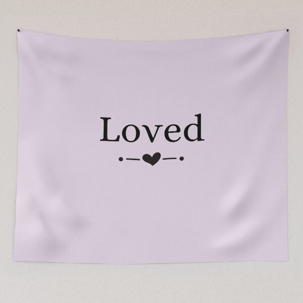 Item preview, Loved | Heart | Cute | Love | designed and sold by Jeleedesigns.
