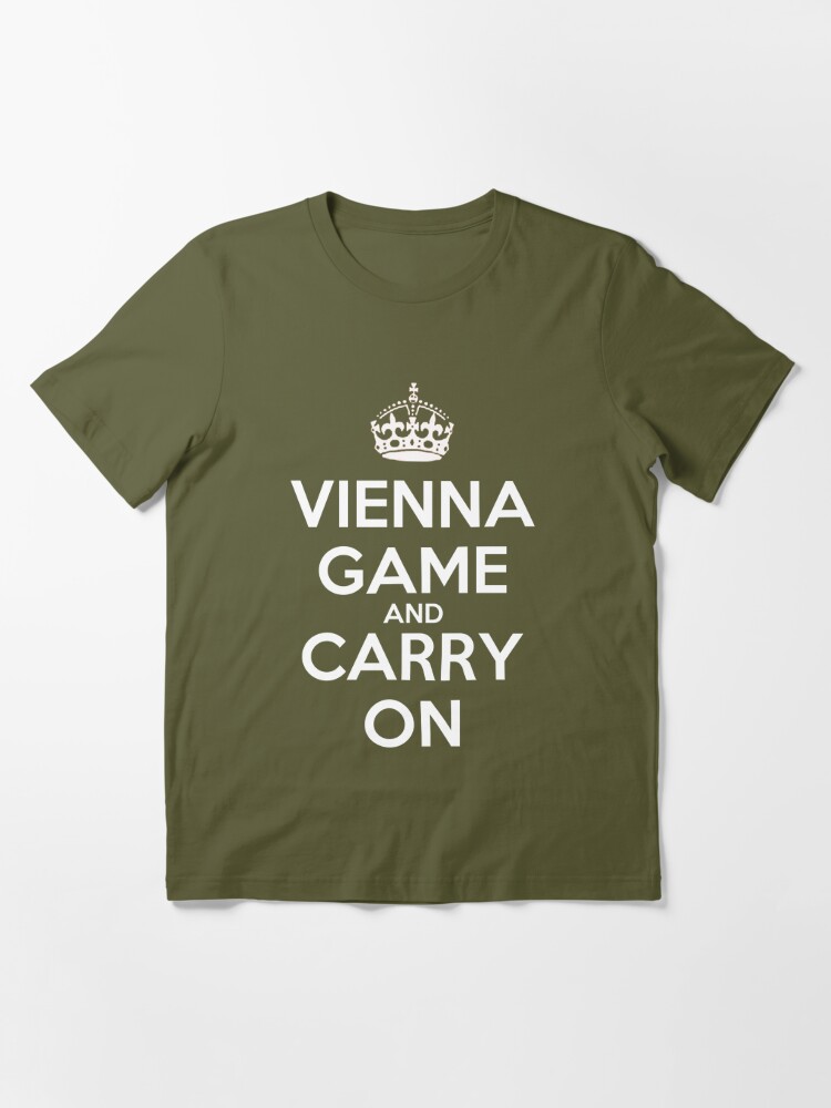 Camiseta Abertura de Xadrez do Jogo Viena Shirt Chess Gift