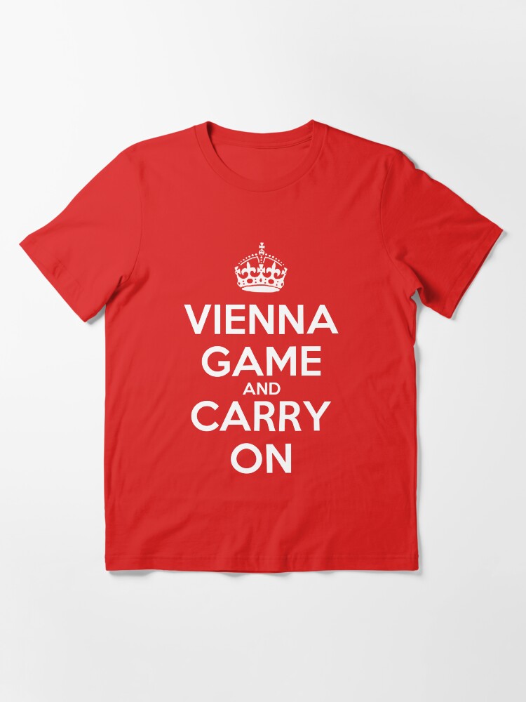 Camiseta Abertura de Xadrez do Jogo Viena Shirt Chess Gift