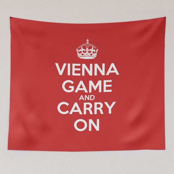 Item preview, Vienna Game and Carry On - Chess opening T-Shirt designed and sold by edygun.