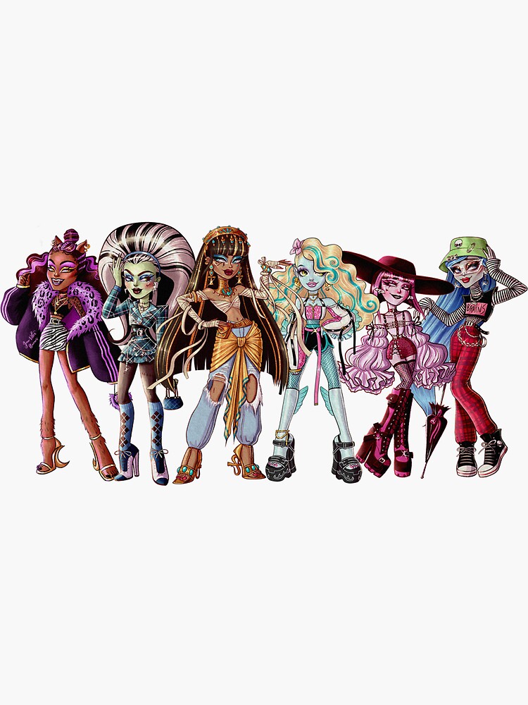 Monster High Draculaura Sticker for Sale by BreannaRobin