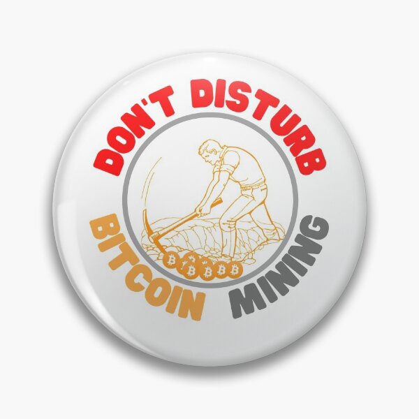 Item preview, Bitcoin Mining - Don't Disturb designed and sold by Scubaloppy.