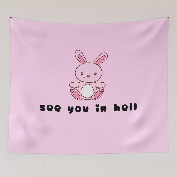 Item preview, See You in Hell bunny designed and sold by emotionpotion.