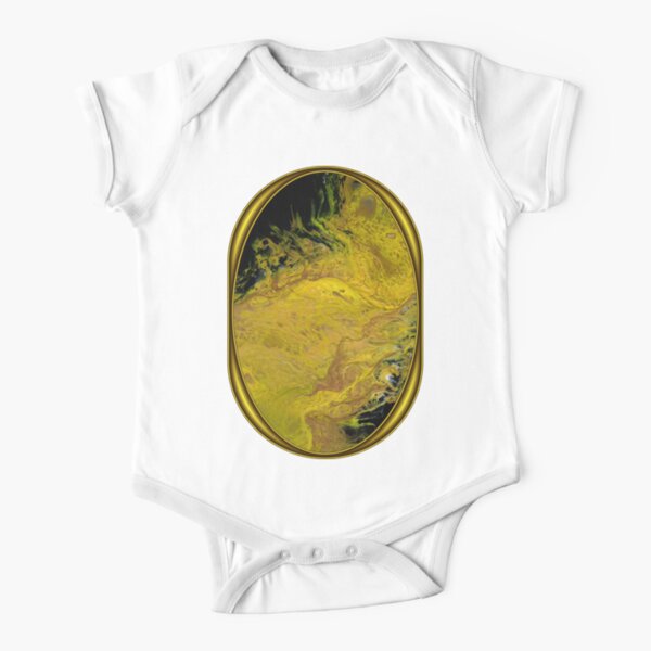River of Gold Short Sleeve Baby One-Piece