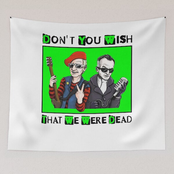 Aperçu de l'œuvre Nous ne sommes pas morts Le cadeau d'art cool Damned pour les fans créée et vendue par Elizabethok.