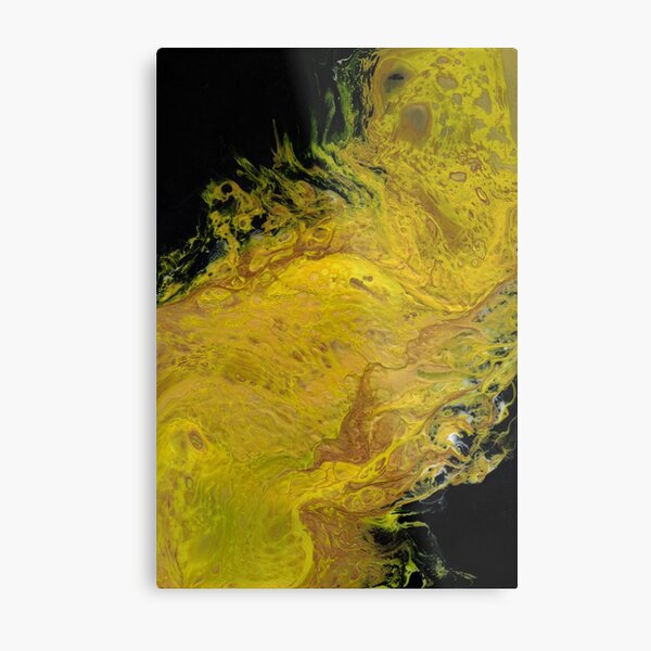 River of Gold Metal Print