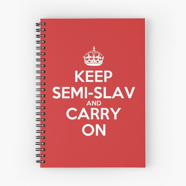 Item preview, Keep Semi-Slav and Carry On - Chess opening T-Shirt designed and sold by edygun.