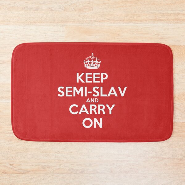 Item preview, Keep Semi-Slav and Carry On - Chess opening T-Shirt designed and sold by edygun.