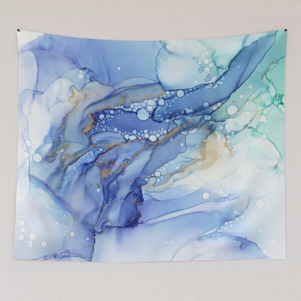 Item preview, Tumultuous Ocean Abstract Ink Painting designed and sold by Olga Shvartsur.