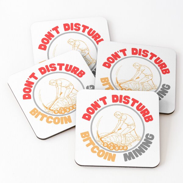 Item preview, Bitcoin Mining - Don't Disturb designed and sold by Scubaloppy.