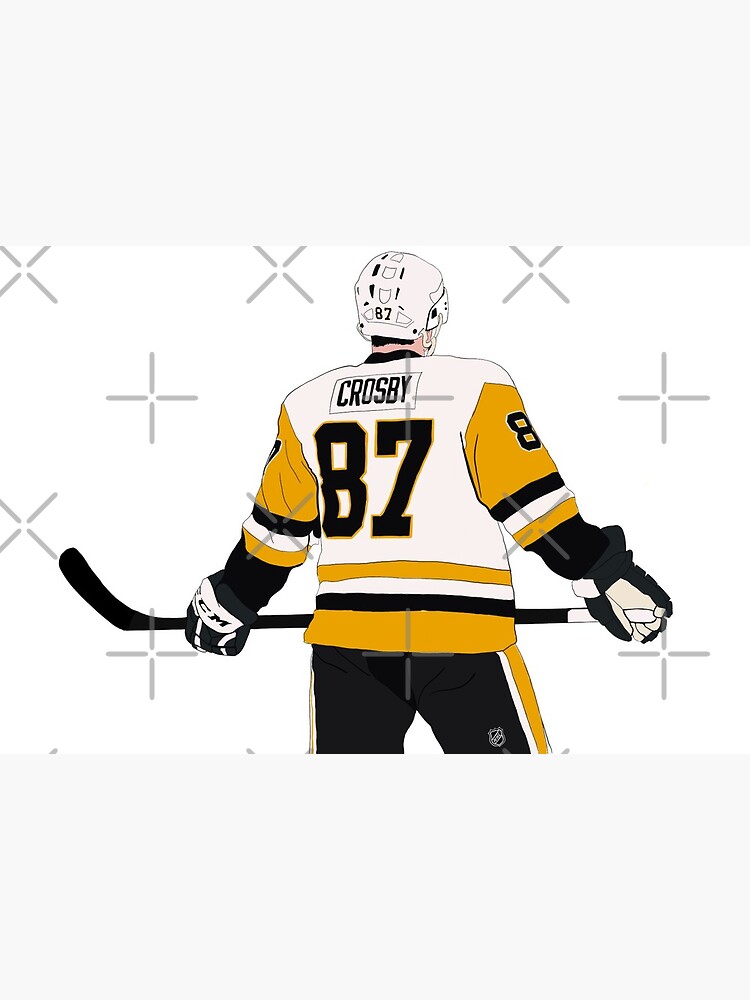 Sidney Crosby Jersey  Sticker for Sale by Saint-Designs77