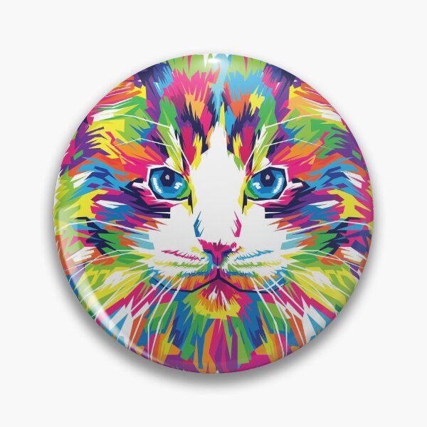 Item preview, Colourful kitten cat designed and sold by Patrick David.