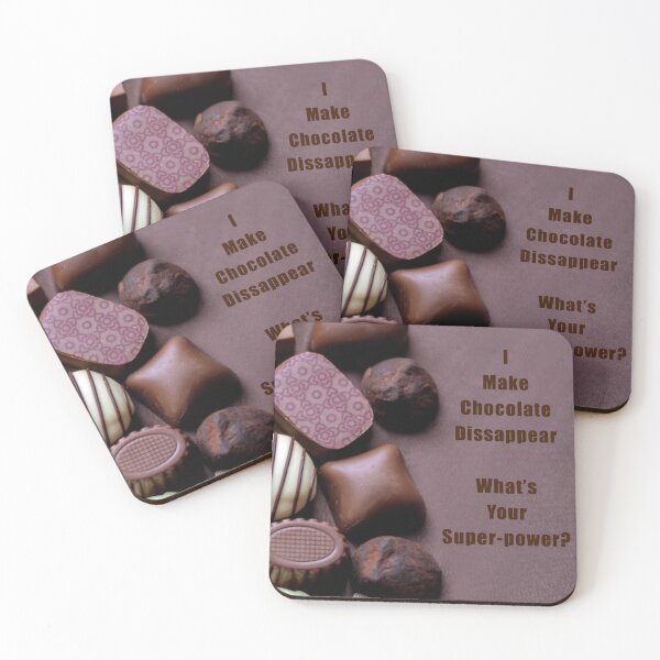 Item preview, Chocolate and humorous quote  designed and sold by Susan Sheldon.