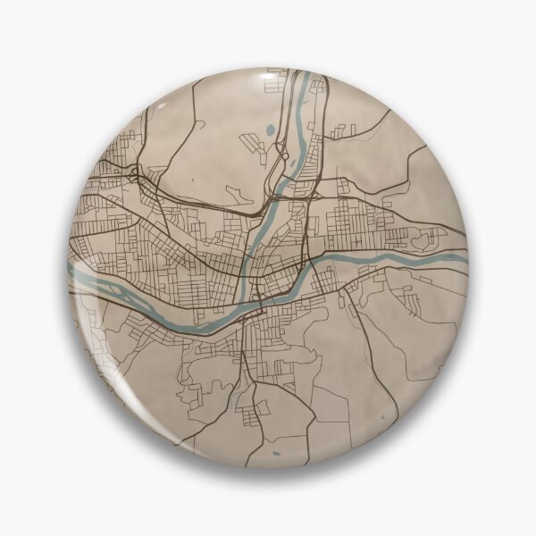 Item preview, Binghamton Sepia Map designed and sold by CPTVDesign.