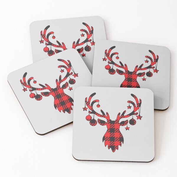 Item preview, Plaid Reindeer Head | Christmas | Christmas Gifts | Holiday Apparel | Holiday Gifts |  designed and sold by Jeleedesigns.