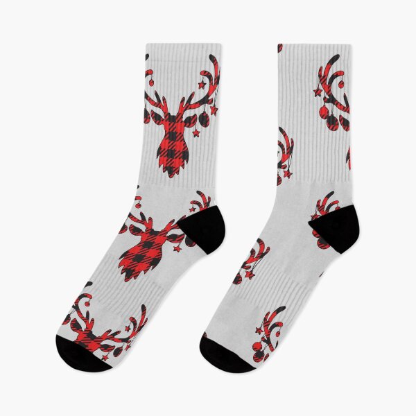 Item preview, Plaid Reindeer Head | Christmas | Christmas Gifts | Holiday Apparel | Holiday Gifts |  designed and sold by Jeleedesigns.