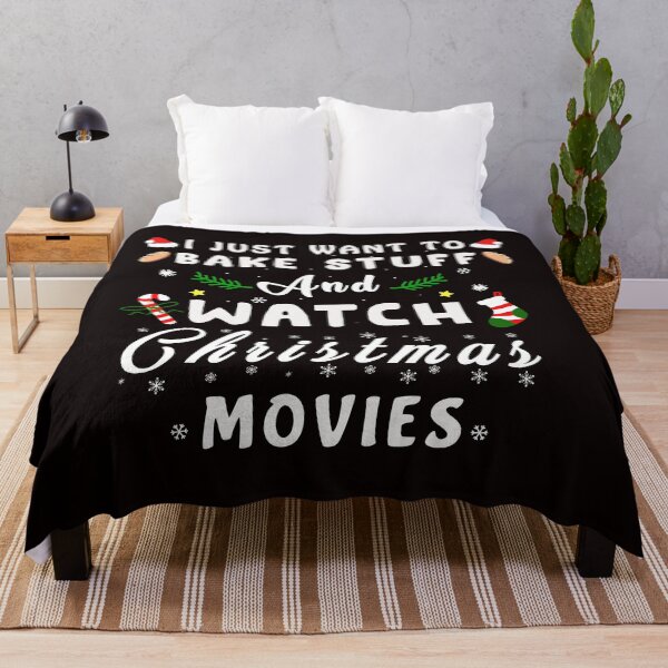 Item preview, I Just Want To Bake Stuff And Watch Christmas Movies funny christmas xmas baking lover gift, mother christmas gift T-Shirt designed and sold by Majesticoo.