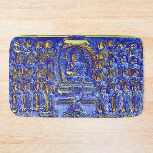 Aperçu de l'œuvre Bouddha bleu et amis par Cherished Lights créée et vendue par CherishedLights.
