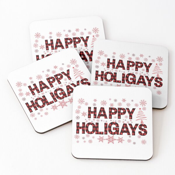 Item preview, Happy HoliGays Red Checker Text designed and sold by CharWilcox.