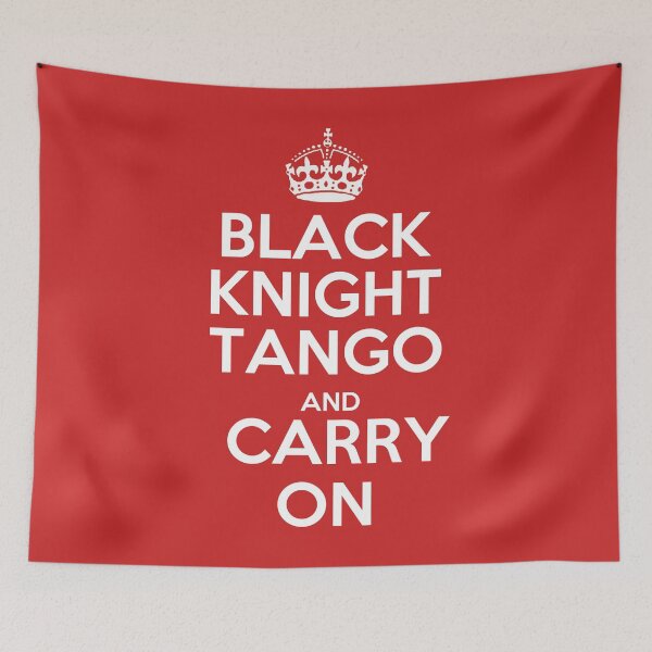 Item preview, Black Knight Tango and Carry On - Chess opening T-Shirt designed and sold by edygun.
