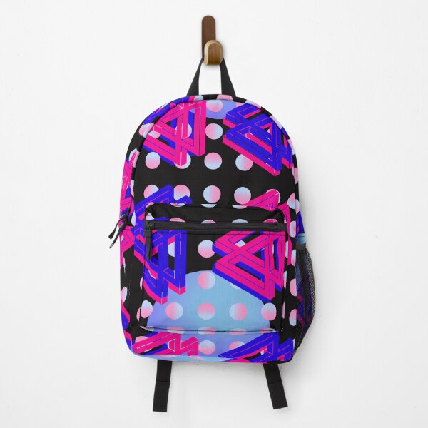 Item preview, Geomatric Line Pattern Abstract Design in Pink and Purple designed and sold by Lizzie May.