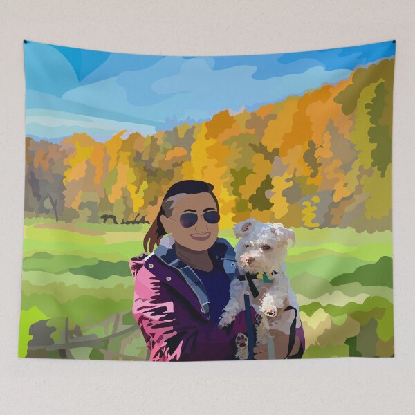 Item preview, Autumn Doglet designed and sold by hegdesigns.