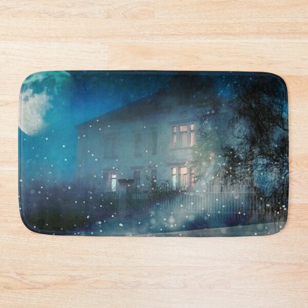 Item preview, Snowy scenery- night view for home decor designed and sold by Boss  Bubble.