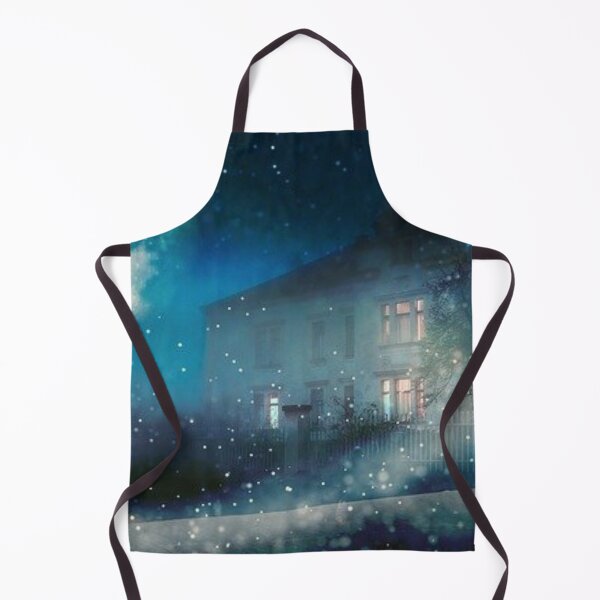 Item preview, Snowy scenery- night view for home decor designed and sold by Boss Bubble.