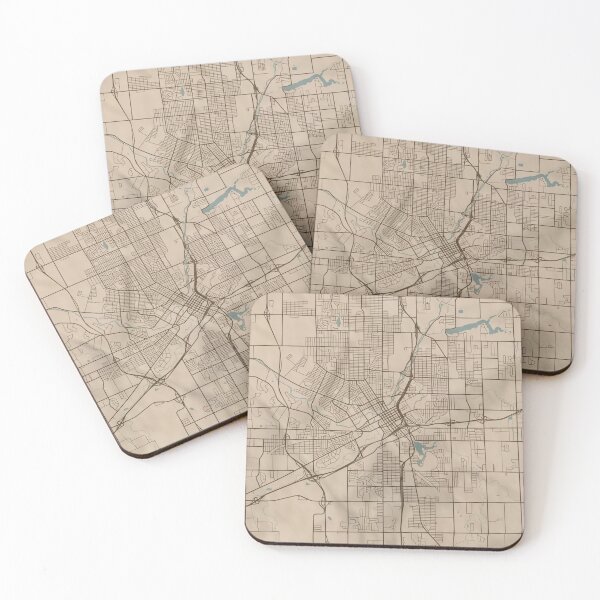 Item preview, Flint Sepia Map designed and sold by CPTVDesign.